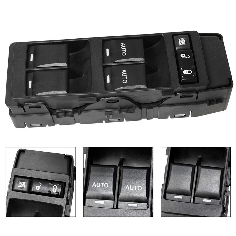 Partschoice Front Driver Side Power Window Master Control Switch Compatible with Jeep Grand Cherokee & 06-10 Chrysler 300 Replace # 4602736AA 4602781AA - Image 5